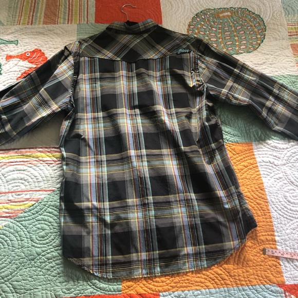 Billabong plaid long-sleeve button up size XL - Picture 5 of 8